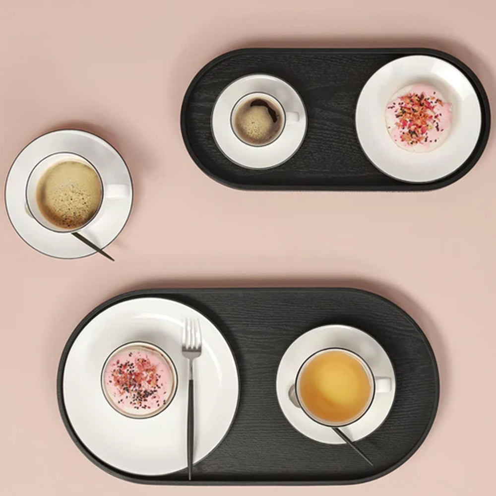 ASA Ligne Noire Espresso Cup and Saucer