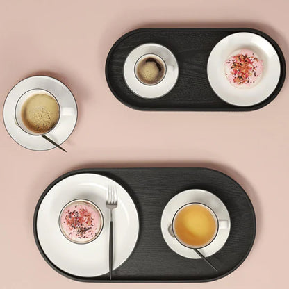 ASA Ligne Noire Espresso Cup and Saucer