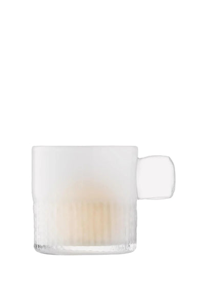 Handle Tealight Holder  Milk White