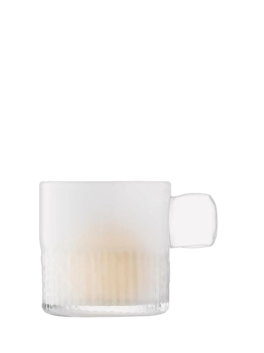 Handle Tealight Holder  Milk White