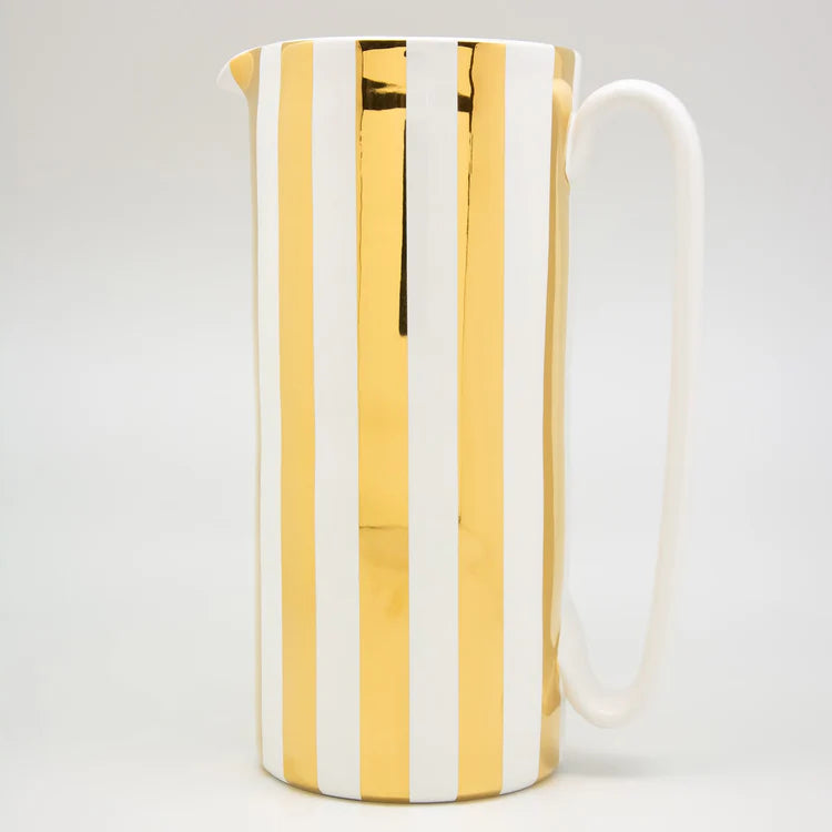 Serlio Mercante Gold 24K & White Carafe