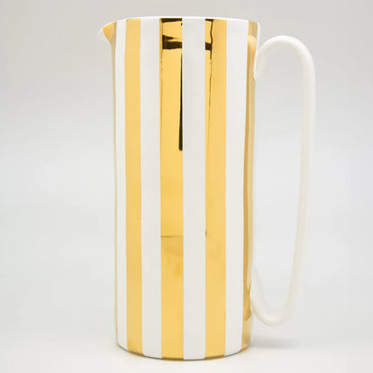 Serlio Mercante Gold 24K & White Carafe
