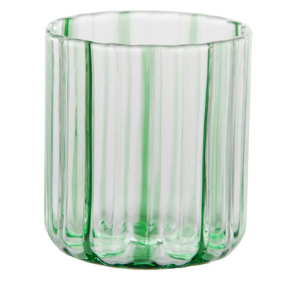 Green Stripes Glass