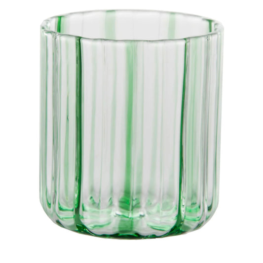 Green Stripes Glass