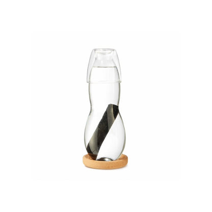 Glass Carafe with Tumbler & Coaster