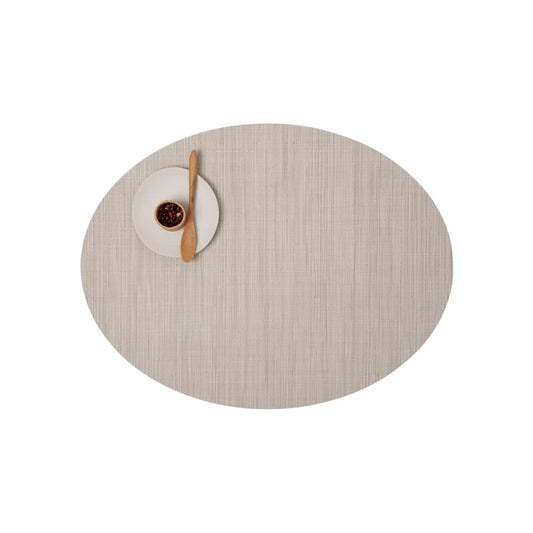 Bamboo Oval Placemat, Chino