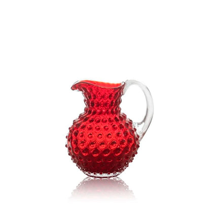 Underlay Garnet Hobnail Jug 1L