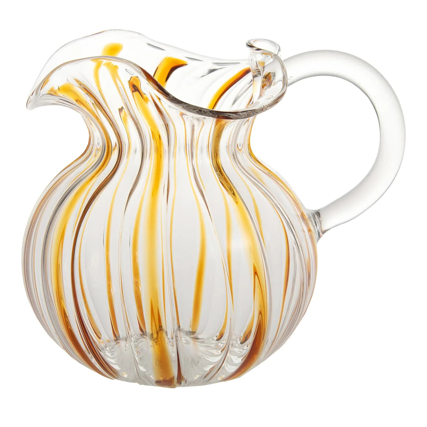 Torcello Yellow Striped Pitcher