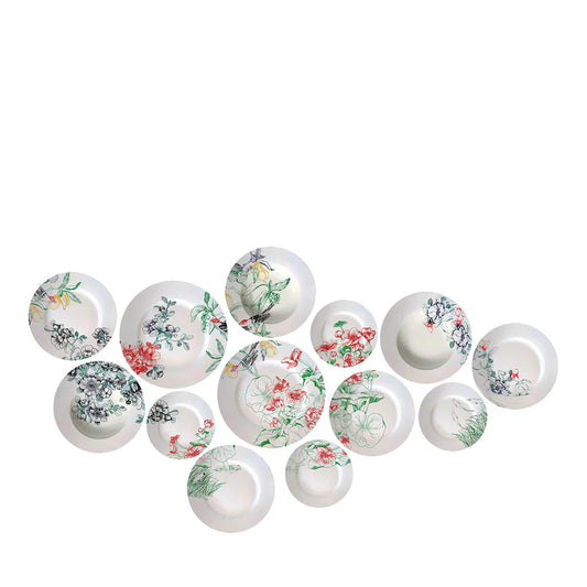 Landscape N°1 Set of 13 Decorative Plates