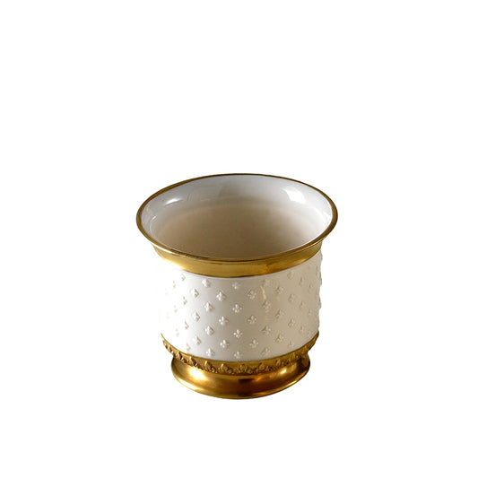 Set of 2 Giglio Small Cachepots