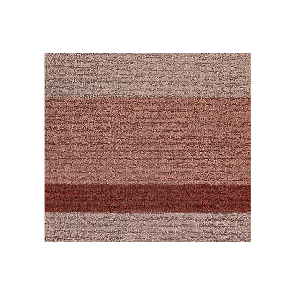 Bold Stripe Shag Utility Mat, Peach