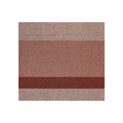 Bold Stripe Shag Utility Mat, Peach