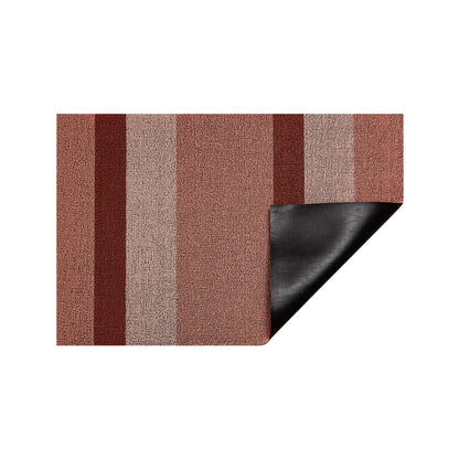 Bold Stripe Shag Utility Mat, Peach