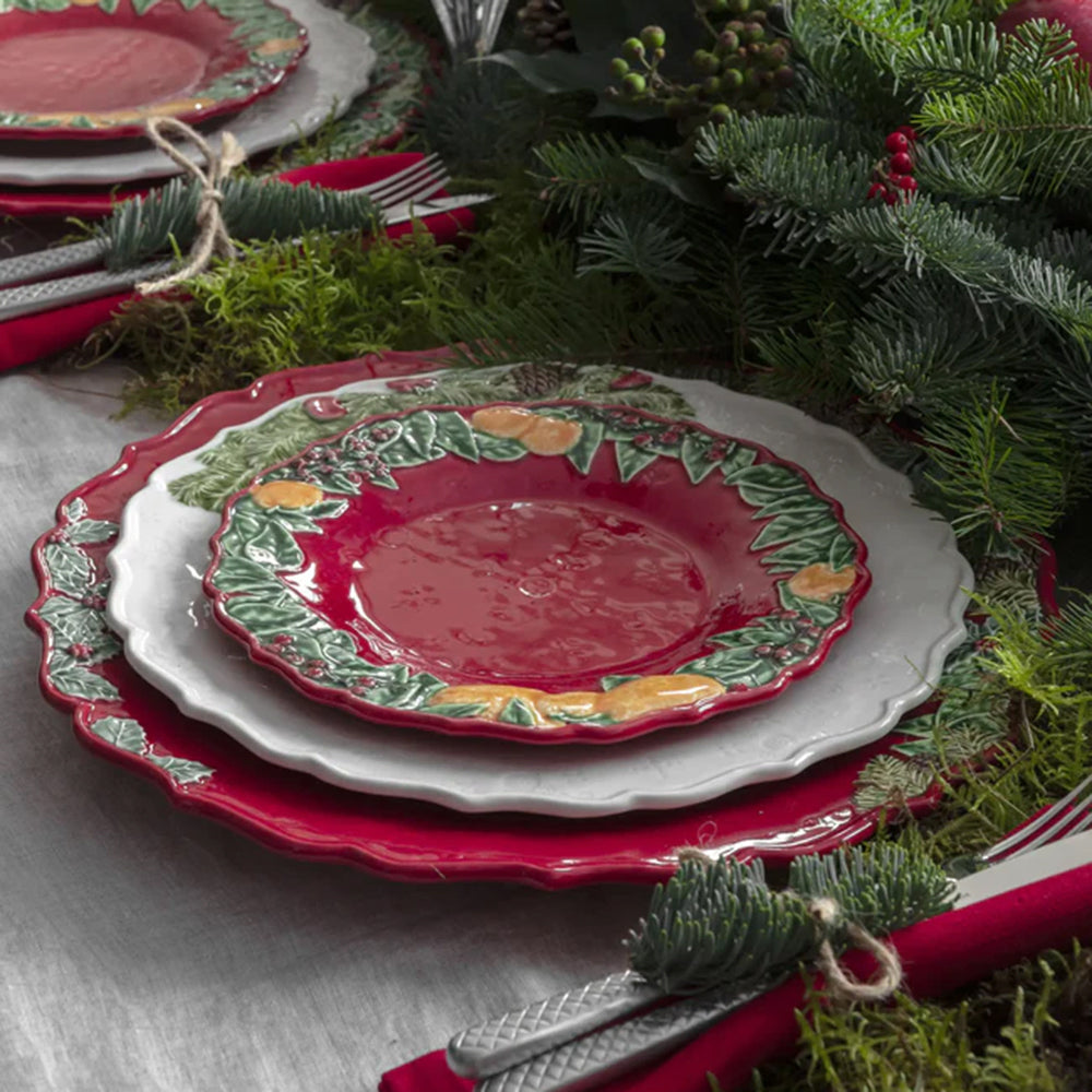 Bordallo Pinheiro Christmas Garland Charger Plate