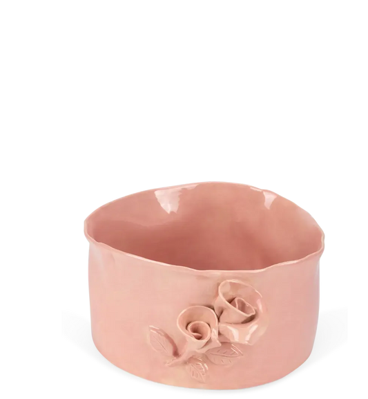 Flower Crafted Salad Bowl