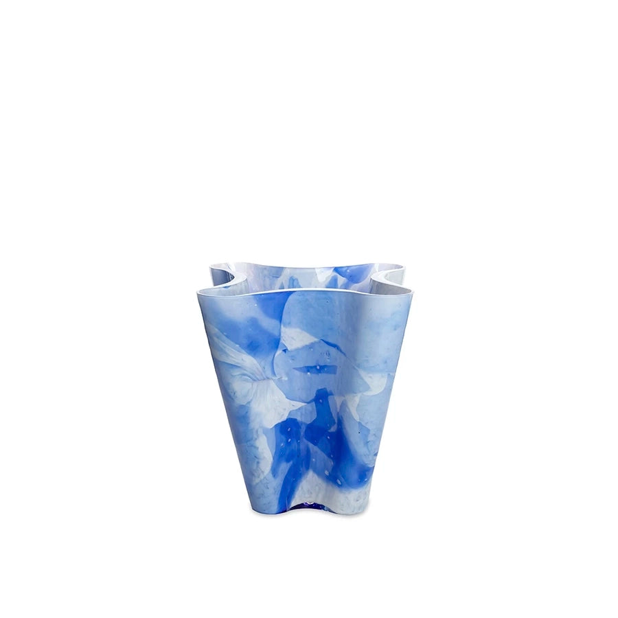 Blue Bucket Vase