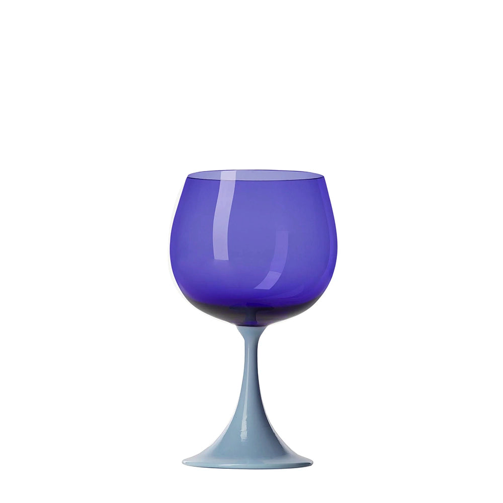 Blue & Light-Blue Stem Glass