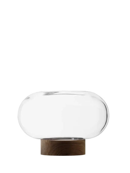 Oblate Vase Short - Clear