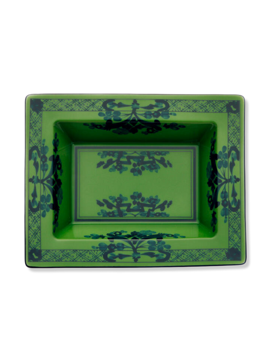 Oriente Italy Malachite Rectangular Vide Poche