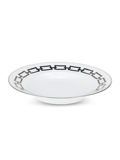 Catene Nero Soup Plate