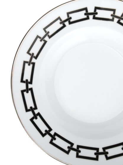 Catene Nero Soup Plate