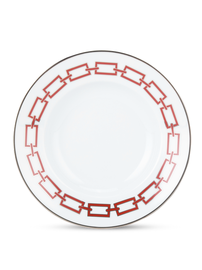 Catene Scarlatto Soup Plate