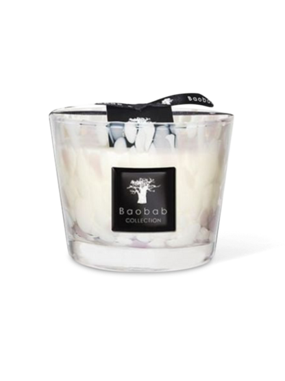 Max 10 White Pearl Candle