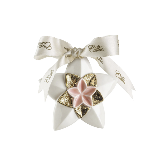 Pink Star Christmas Bauble