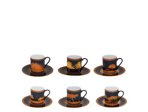 Blue Moon Cups & Saucer