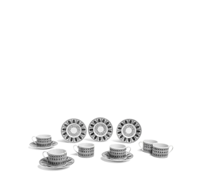 Set 6 Tea Cups Architettura