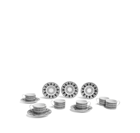Set 6 Tea Cups Architettura