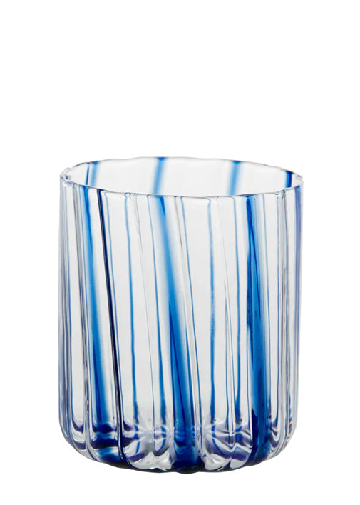 Blue Stripes Glass