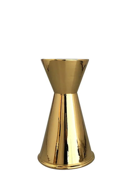 Jigger Misture Gold Terracotta Flower Vase