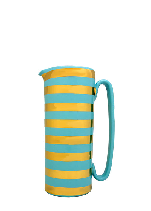 Serlio Gondoliere Gold & Blue Pitcher