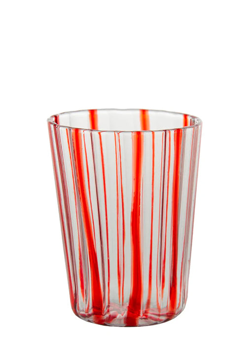 Impilabile Red Stripes Glass