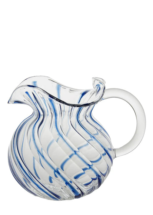 Torcello Blue Torchon Pitcher