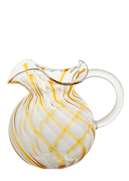 Torcello Yellow Torchon Pitcher