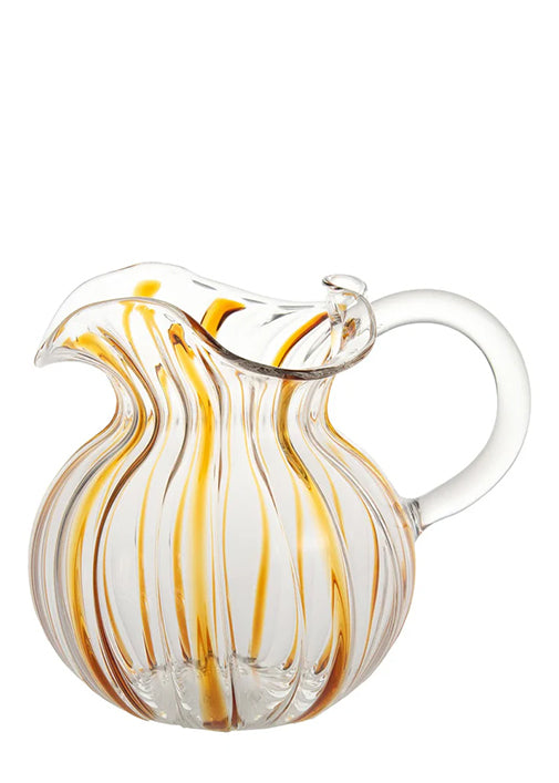 Torcello Yellow Striped Pitcher