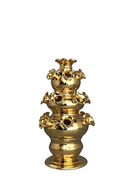 Diciannove Bocche Gold Vase
