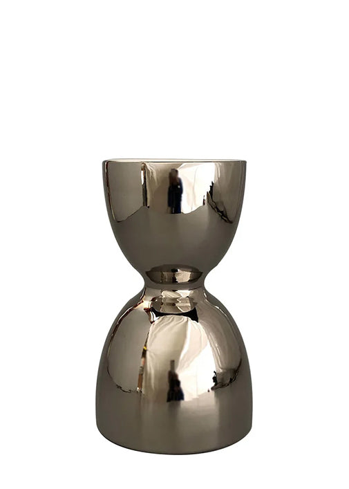 Bell Jigger Palladium Terracotta Flower Vase