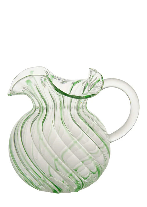 Torcello Green Torchon Pitcher
