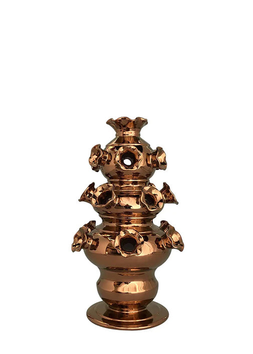 Diciannove Bocche Bronze Vase