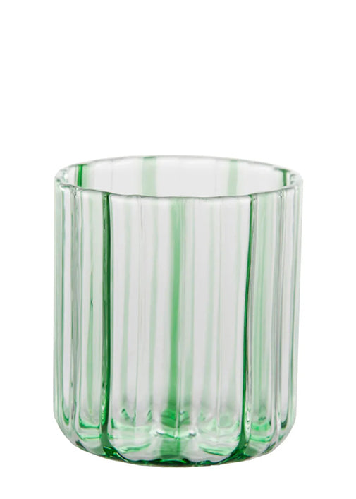 Green Stripes Glass