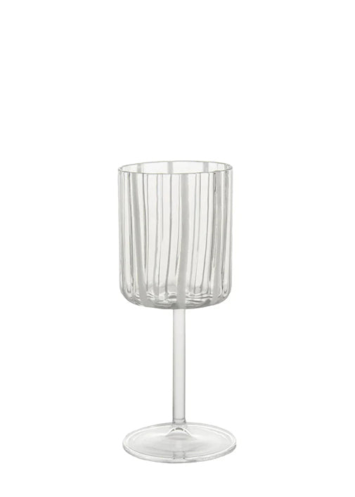 Loos White Stripe Goblet