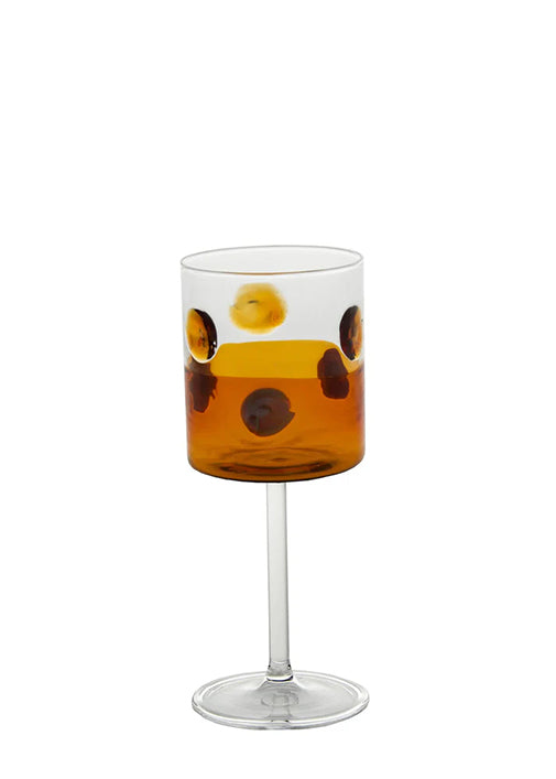 Mezzo & Mezzo Bolla Amber Goblet