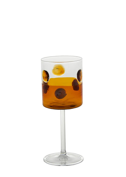 Mezzo & Mezzo Bolla Amber Goblet