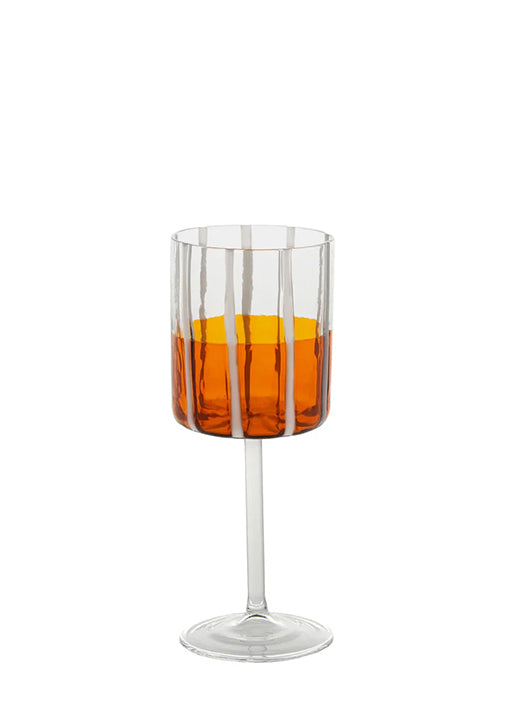 Mezzo & Mezzo Amber Goblet