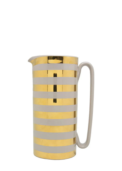 Serlio Gondoliere Gold 24K & Gray Carafe