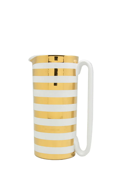 Serlio Gondoliere Gold 24K & White Carafe