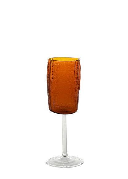 Corteccia Amber Goblet
